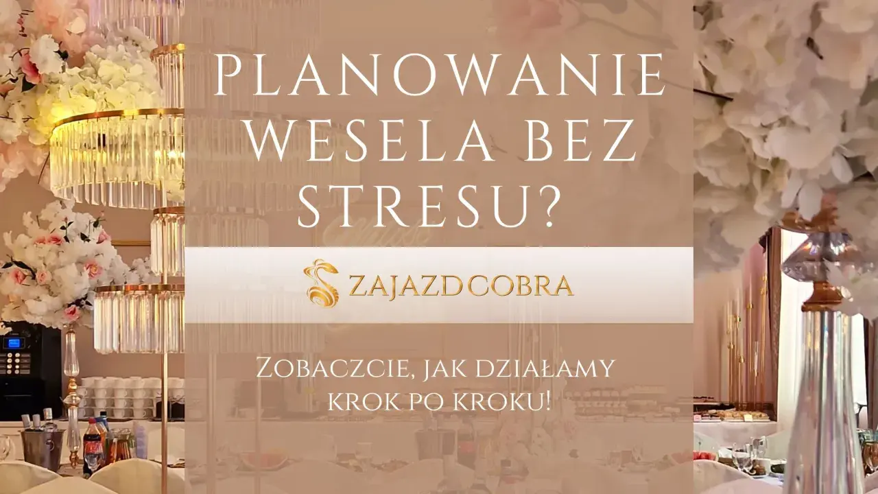 Planowanie wesela bez stresu? Zobaczcie, jak działamy krok po kroku! Eleganckie dekoracje i profesjonalna organizacja.