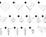 Instrukcja krok po kroku, jak zrobić łabędzia z serwetki. Origami dla początkujących.