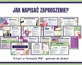 Jak powinno wyglądać zaproszenie? 15 kart PDF do druku, krok po kroku, od celu po estetykę.