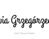 Logo Certifier i imię "Oliwia Grzegorzecka" napisane ozdobną, pisana czcionka.